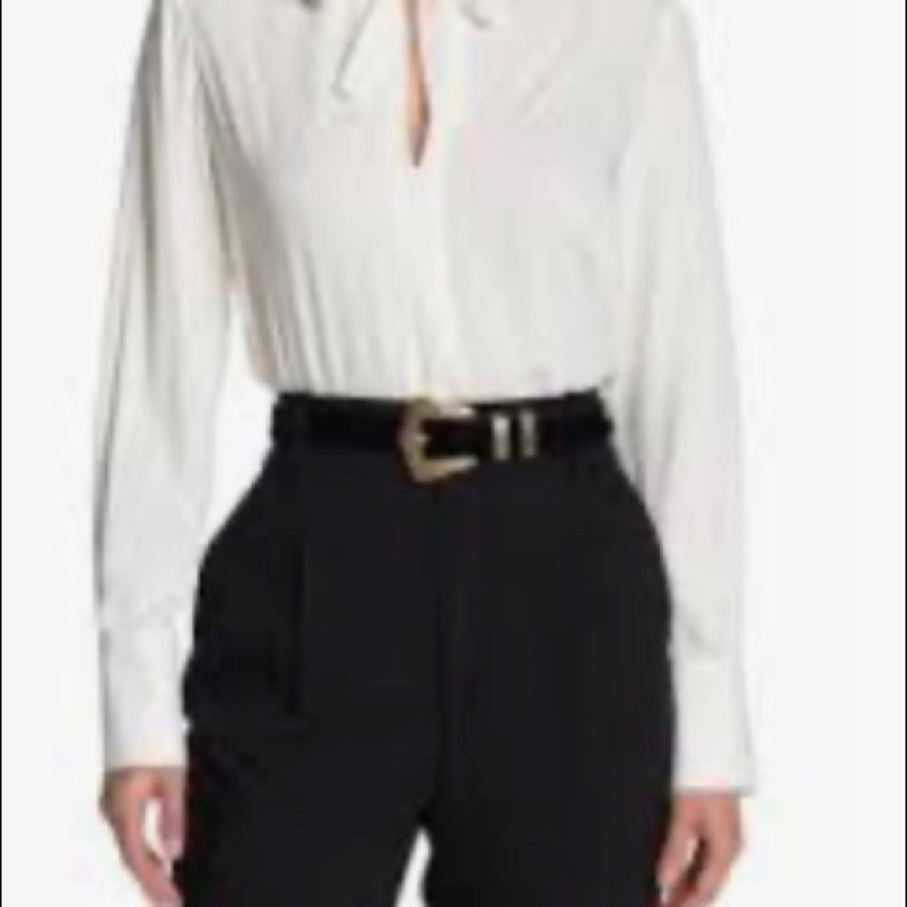 SANCTUARY GOLDEN HOUR TIE NECK TOP - Picture 4 of 6